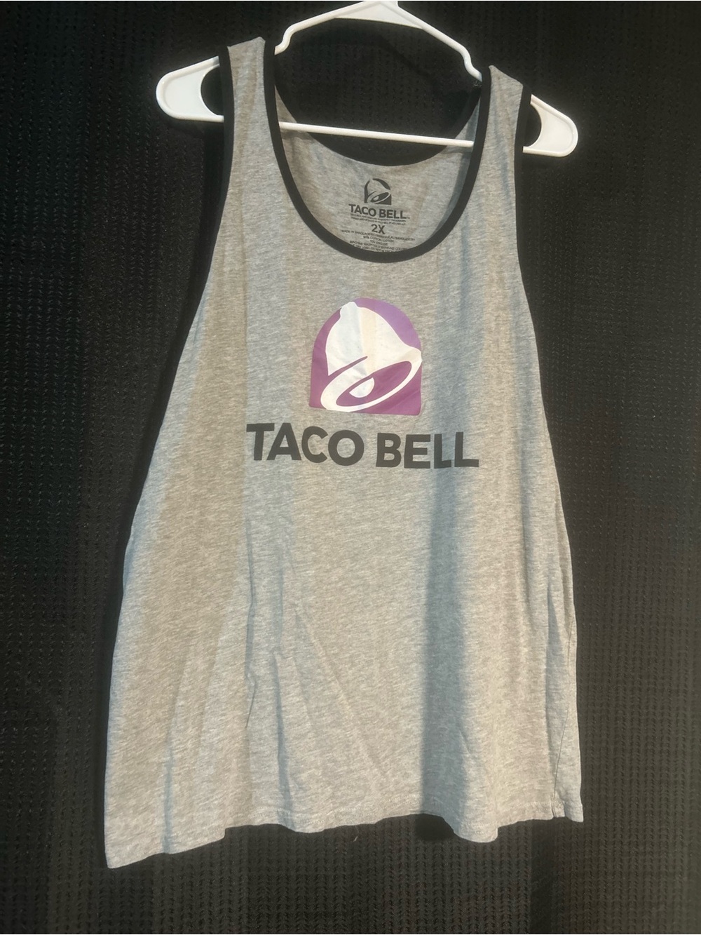 Women’s Ripple Junction Gray Taco Bell Tank Top